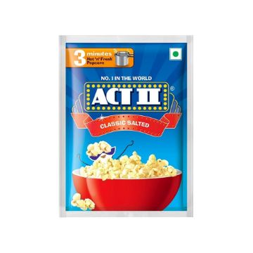 Picture of Act II Classic Salted Popcorn 90gm