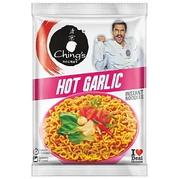 Picture of Ching's Secret Hot Garlic Instant Noodles 60 gm