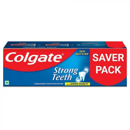 Picture of Colgate Strong Teeth Anticavity Toothpaste 300gm (With Free Toothbrush)