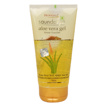 Picture of Patanjali Saundarya Aloe Vera Gel Kesar Chandan 150ml