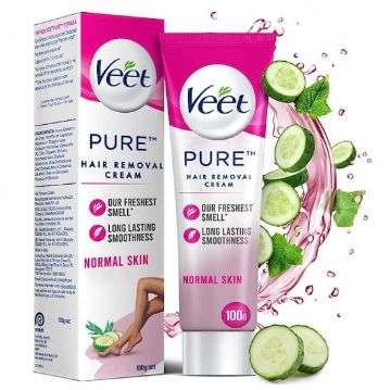 Picture of Veet Pure Hair Removal Cream for Normal Skin 100gm