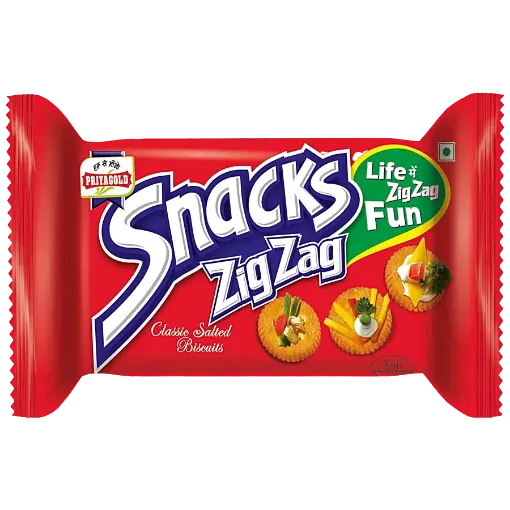 Picture of Priyagold Snacks Zig-Zag Biscuits 180Gm