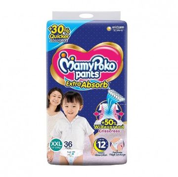 Picture of MamyPoko Extra Absorb Pants (XXL) 34 count (15~25 kg)