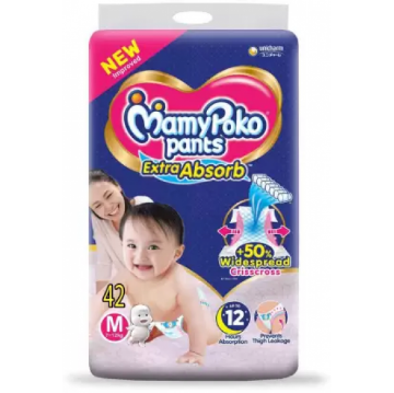 Picture of MamyPoko Extra Absorb Pants (M) 42 count (7~12kg)