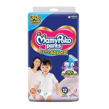 Picture of MamyPoko Extra Absorb Pants (XL) 42 count (12~17kg)