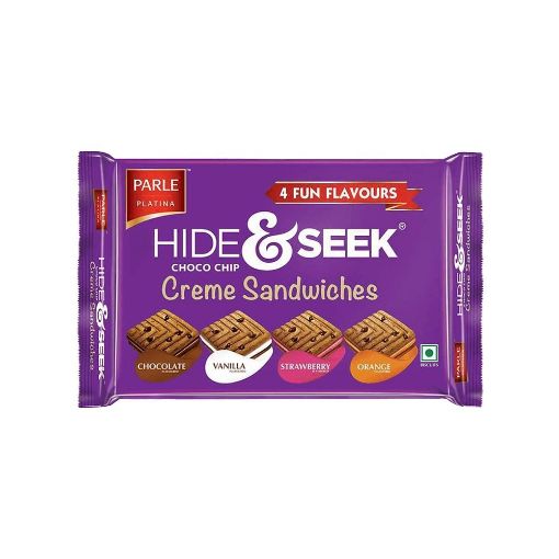 Picture of Parle Hide & Seek Creme Sandwich Biscuits, 400gm
