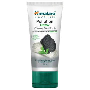 Picture of Himalaya Pollution Detox Charcoal Face Scrub 100gm