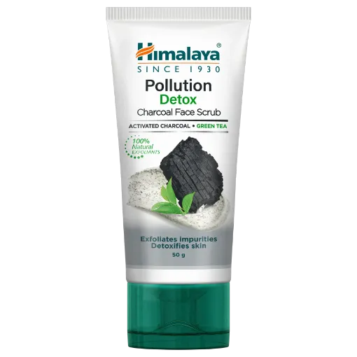 Picture of Himalaya Pollution Detox Charcoal Face Scrub 100gm