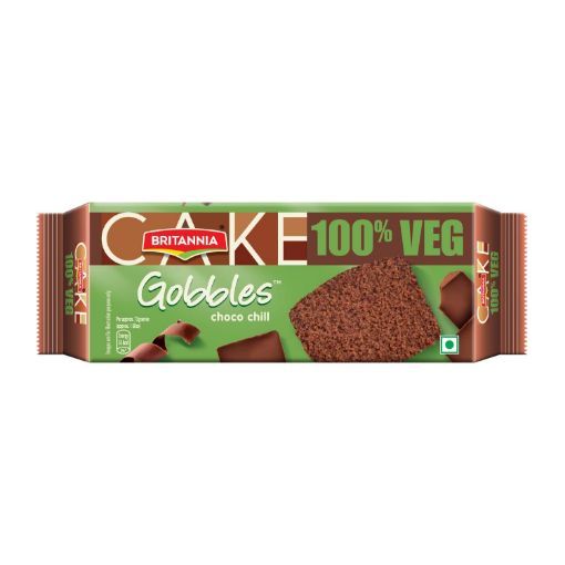 Picture of Britannia Gobbles Veg Choco Chill Cake 60g