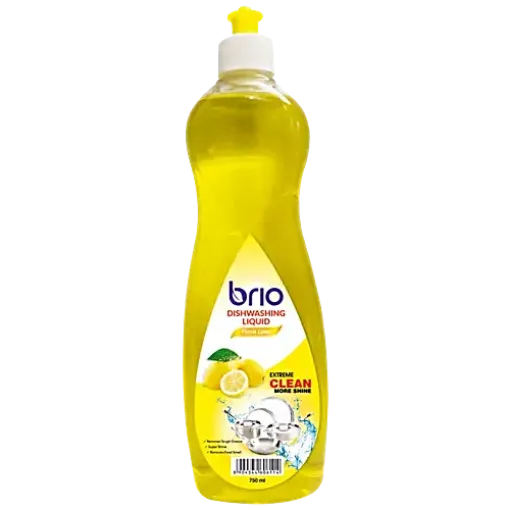 Picture of Brio Dishwashing Liquid - Fresh Lime, Removes Tough Grease, 750 ml