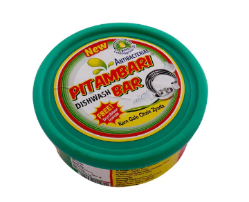 Picture of Pitambari Antibacterial Round Dishwash Bar 800g (Free Scrubber)
