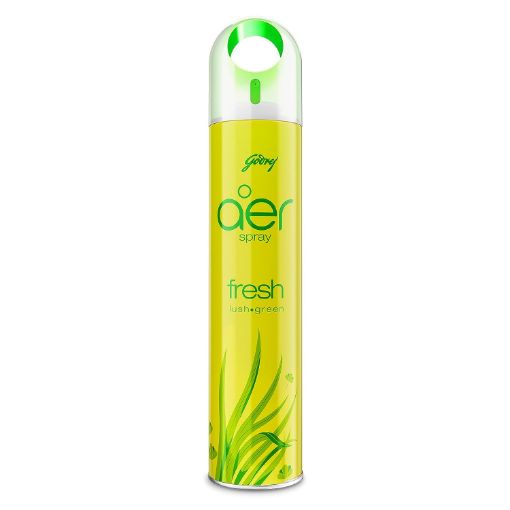Picture of Godrej aer Spray | Room Freshener for Home & Office - Fresh Lush Green (220 ml)