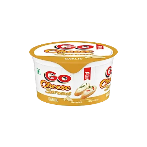 Picture of Go Cheese Spread - Garlic, 200 g Tub