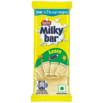 Picture of Nestle Milkybar Creamy White Chocolate Tablet Bar, 12.5 g