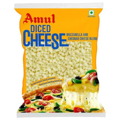 Picture of Amul Diced Cheese Blend 200g