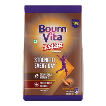 Picture of Cadbury Bournvita 5 Star Magic Nutrition Drink, 750 g Pouch