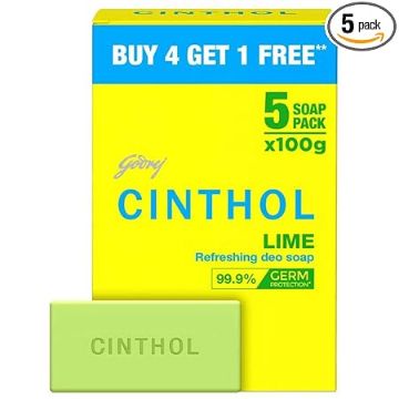 Picture of Godrej Cinthol Lime soap 100g (Pack of 5)